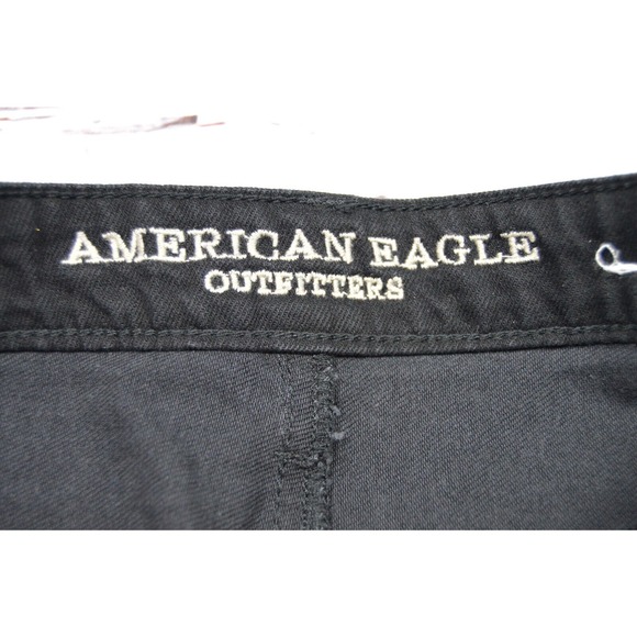 American Eagle Outfitters Women's Juniors Jean Skirt Black Size 0 Pre-Owned - Picture 6 of 11